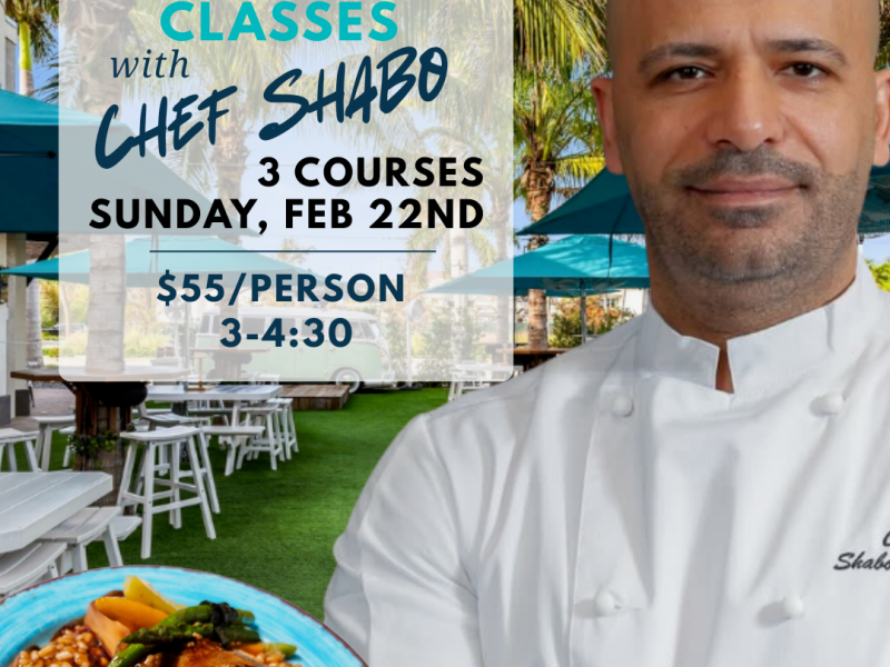Chef Shabo Returns: Cooking Class on Feb&nbsp;22