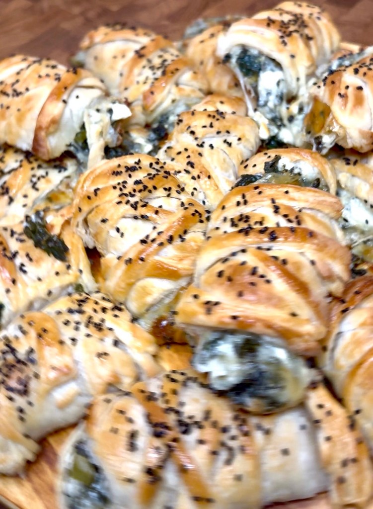 Spinach and Feta crispy Rolls